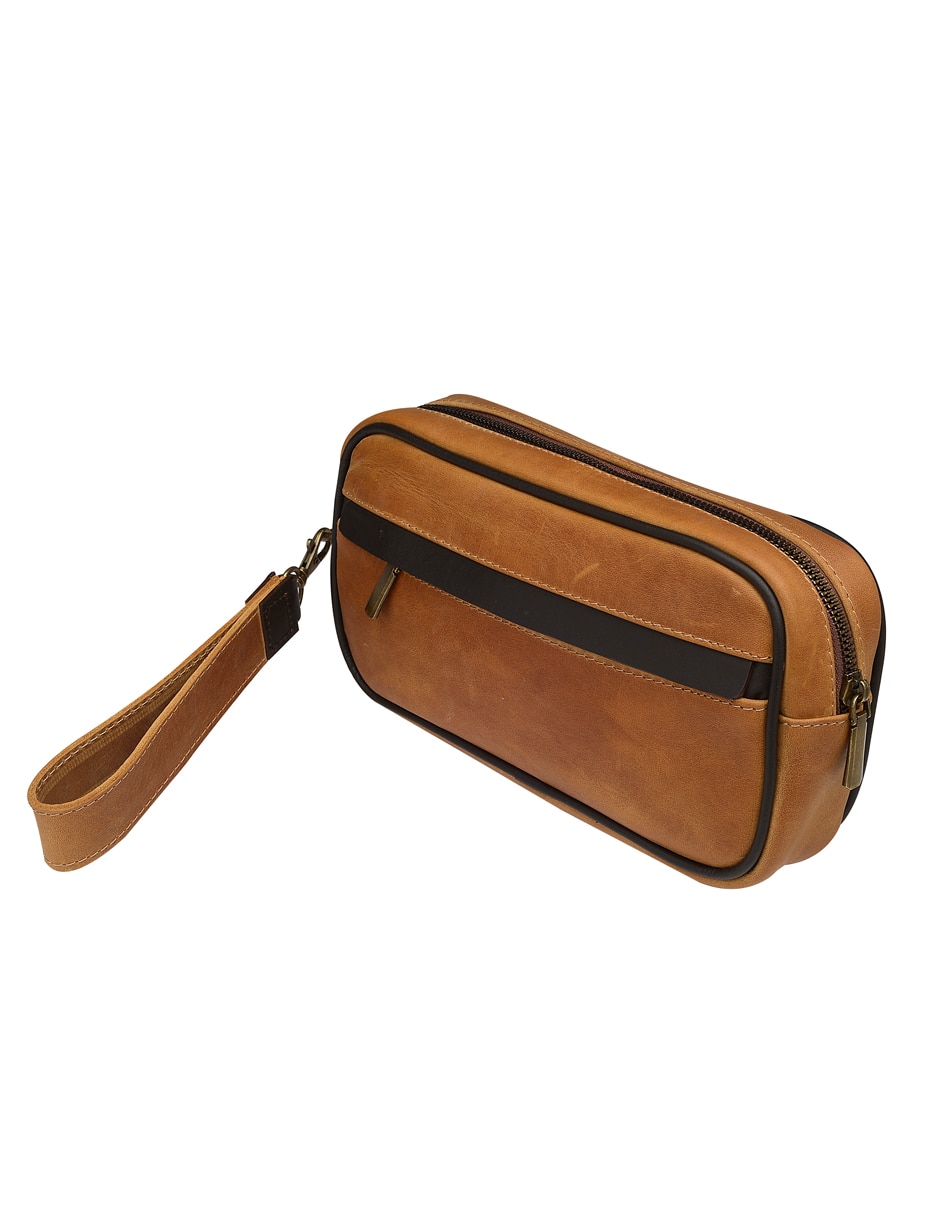 Neceser hj hinojosa de piel unisex