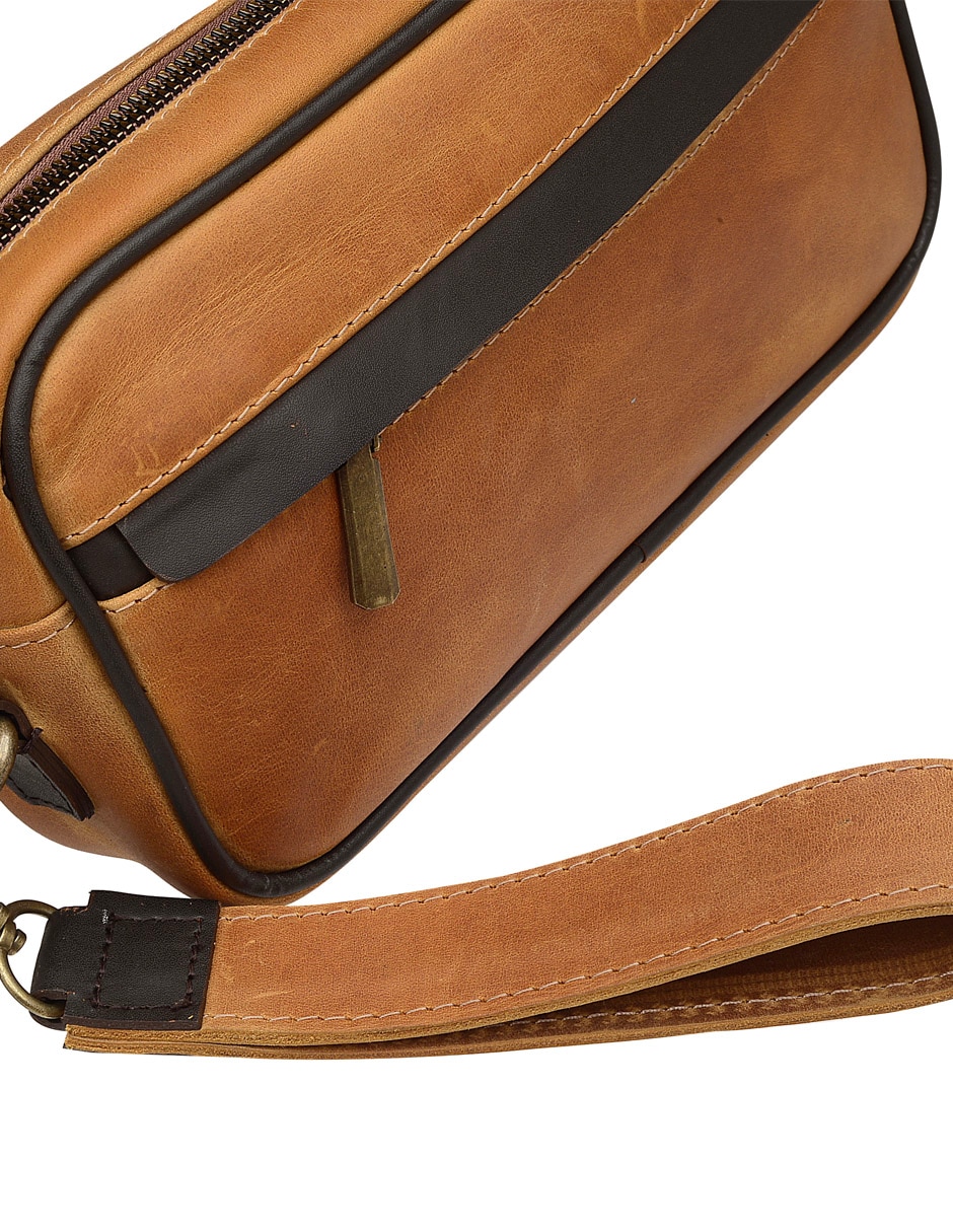 Neceser hj hinojosa de piel unisex