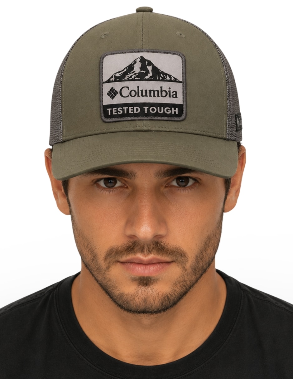 Gorra visera curva snapback casual Columbia para hombre