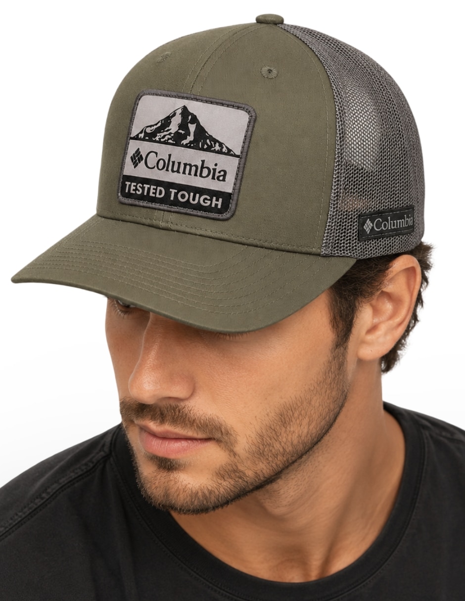 Gorra visera curva snapback casual Columbia para hombre