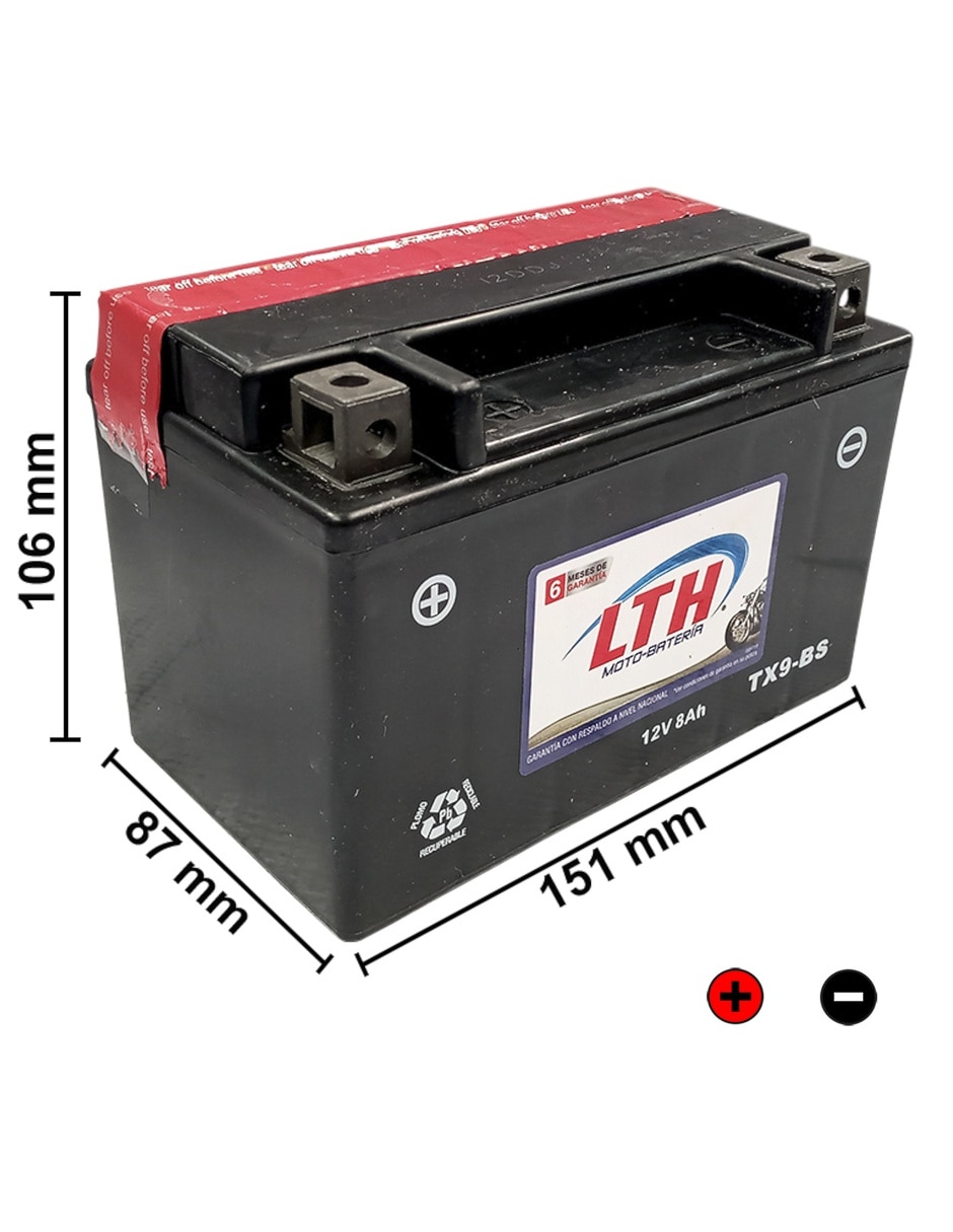 Moto batería LTH TX9-BS