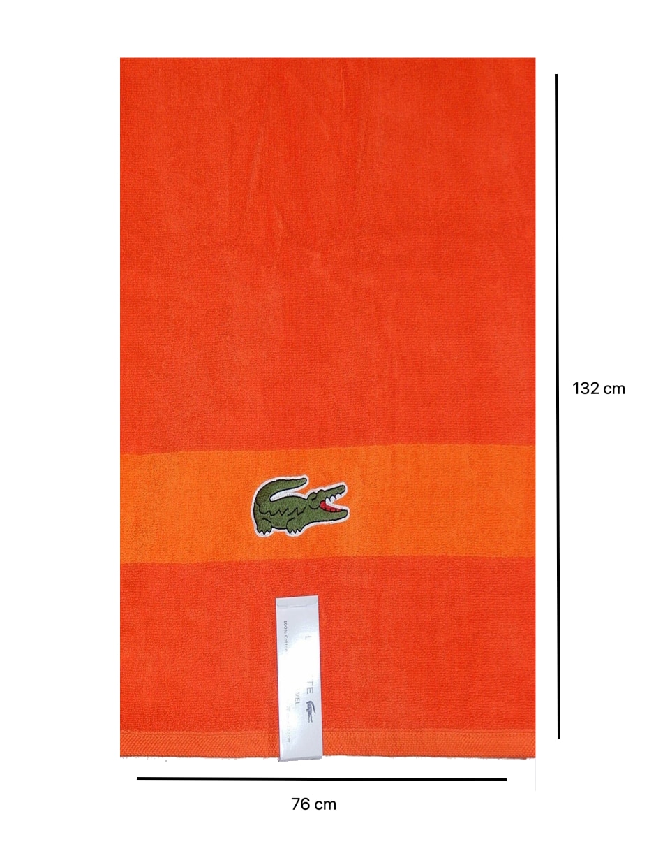Toalla para baño Lacoste de algodón