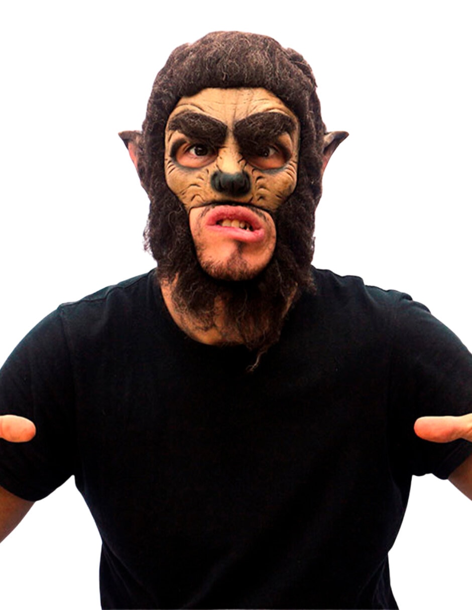 Máscara para disfraz de Lobo Animal Ghoulish Productions