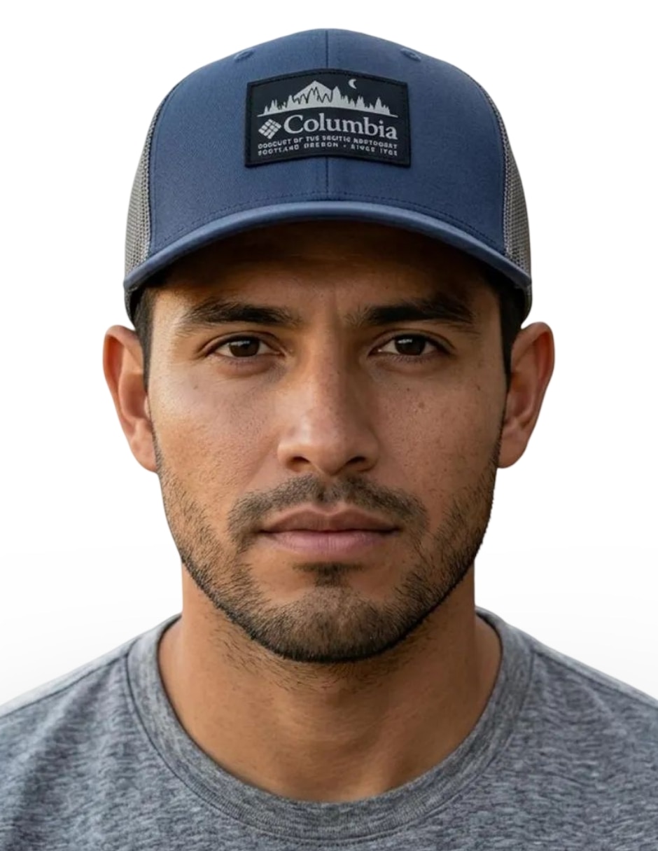 Gorra visera curva snapback casual Columbia para hombre