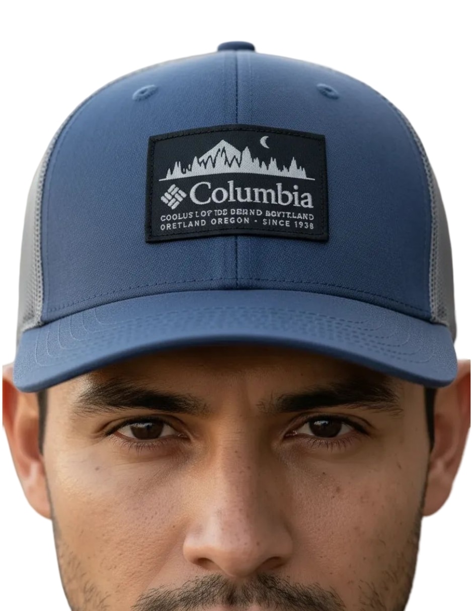 Gorra visera curva snapback casual Columbia para hombre