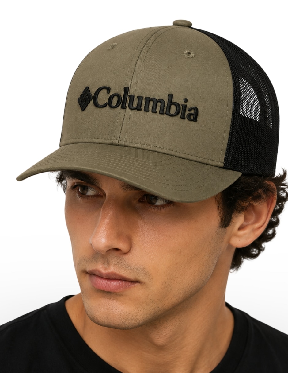 Gorra visera curva snapback casual Columbia para hombre