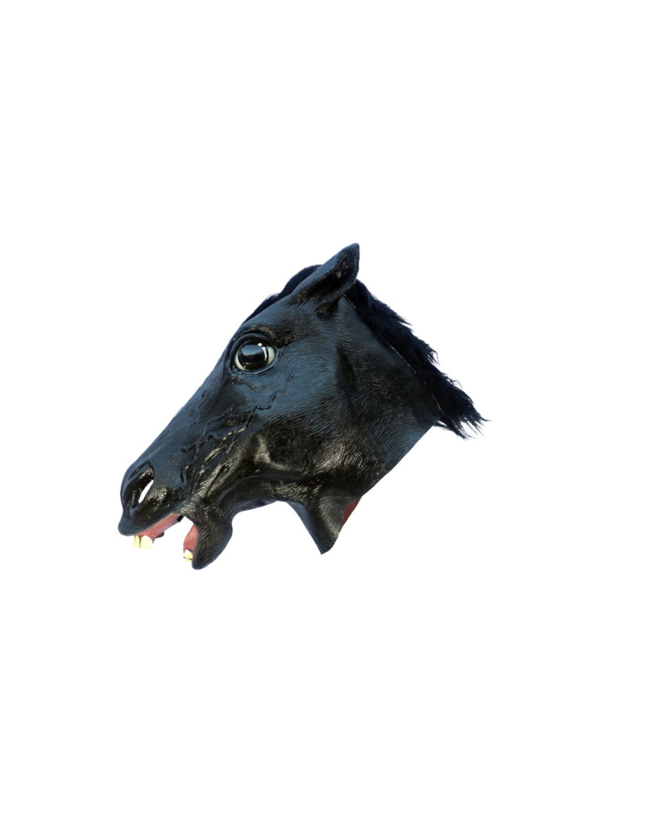 Máscara para disfraz de caballo 4