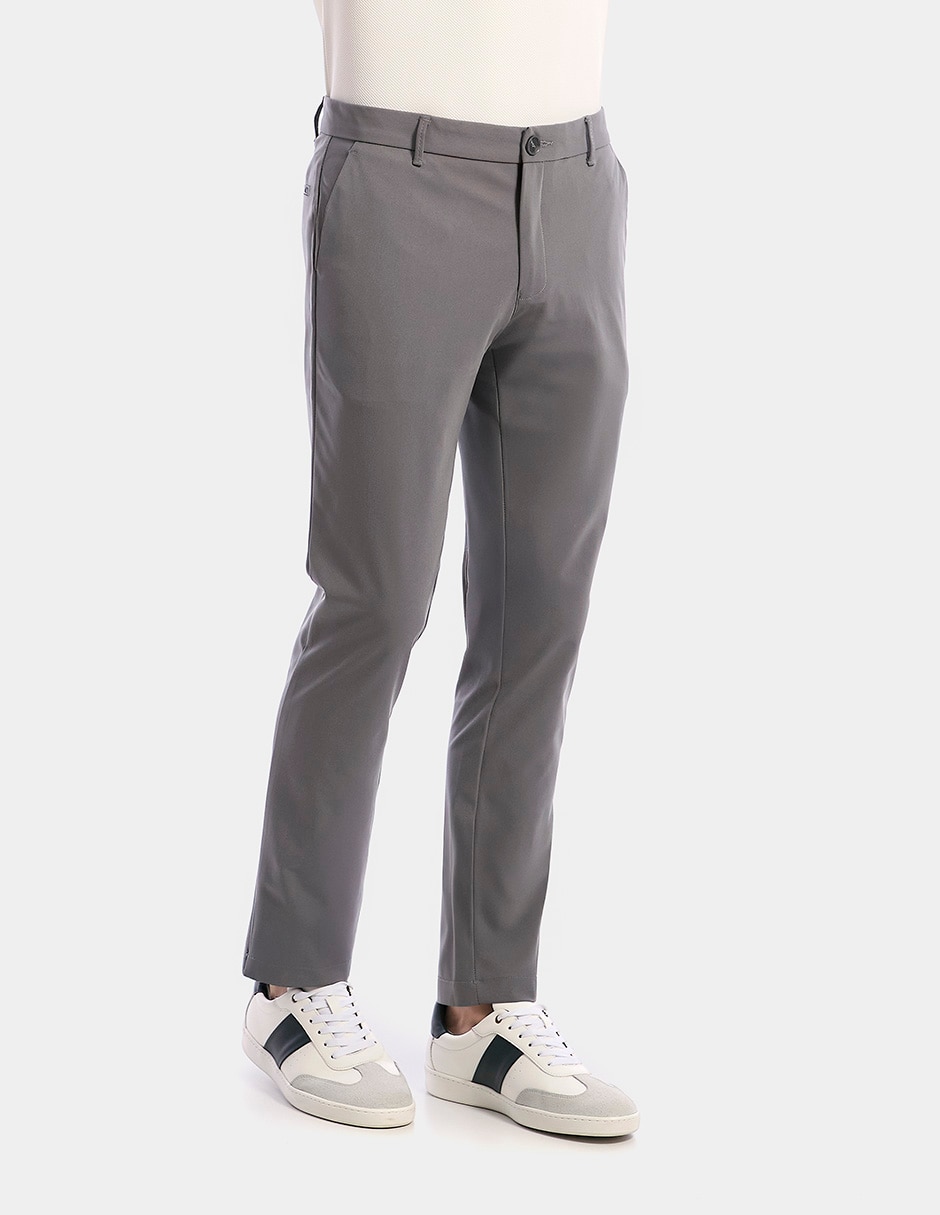 Pantalón business casual regular slim vittorio forti para hombre