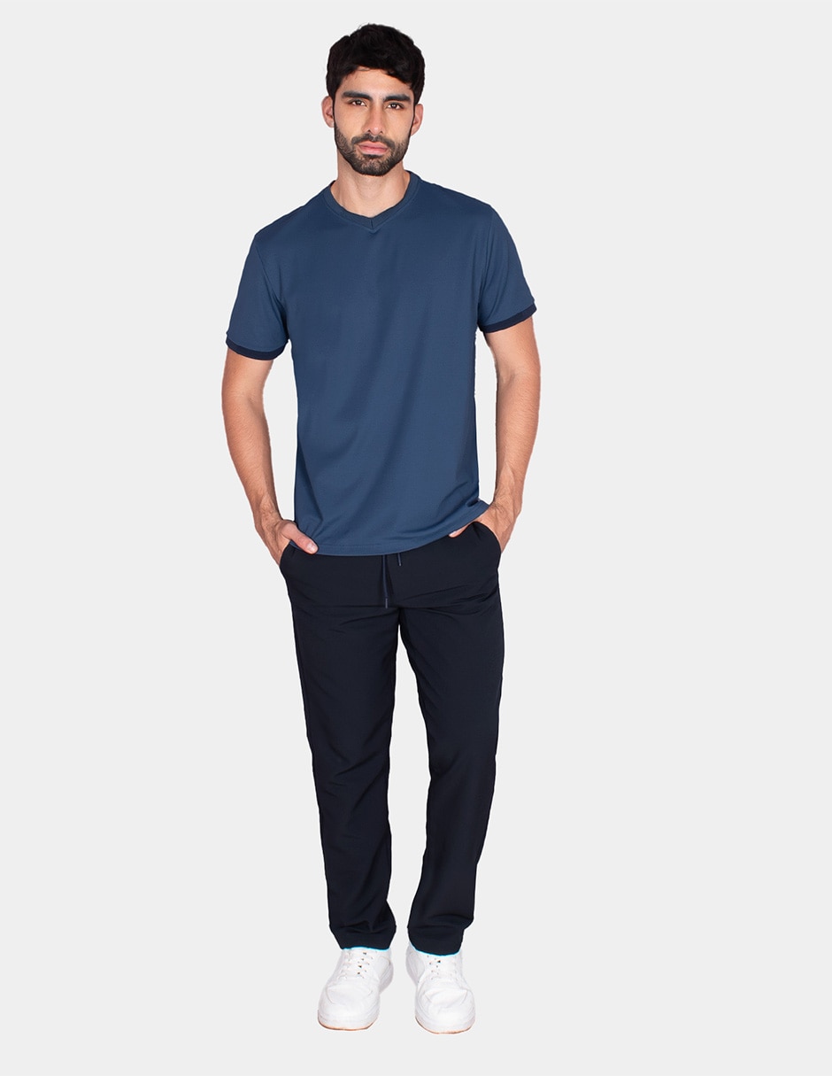 Playera generra cuello v para hombre