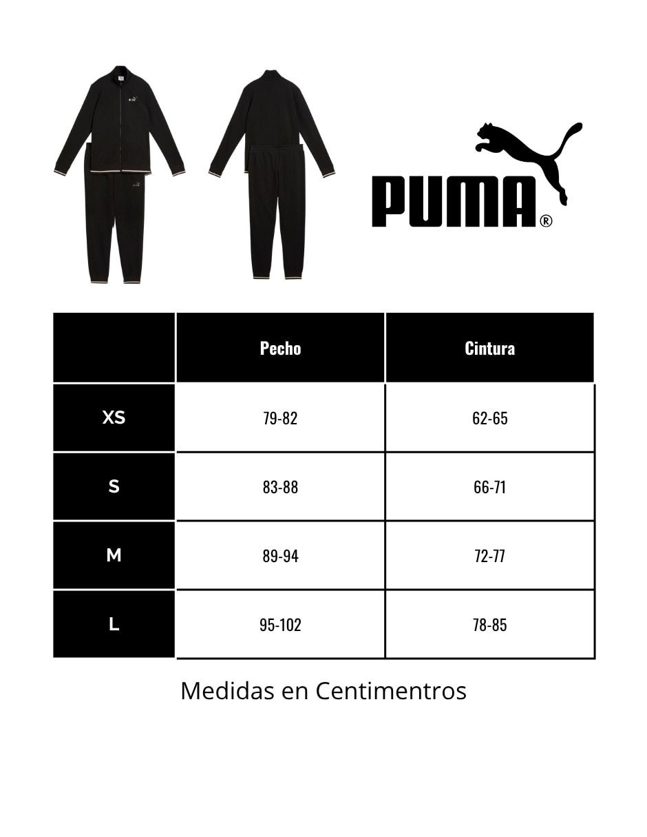 Conjunto deportivo regular puma con cierre para mujer