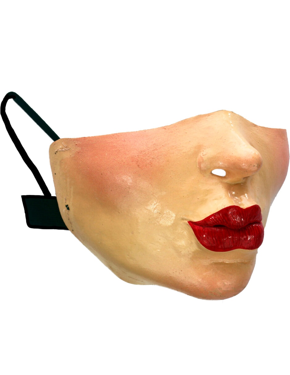 Máscara para disfraz Cubre Bocas de Labios Rojos Ghoulish Productions