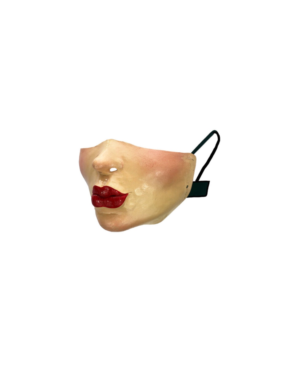 Máscara para disfraz Cubre Bocas de Labios Rojos Ghoulish Productions