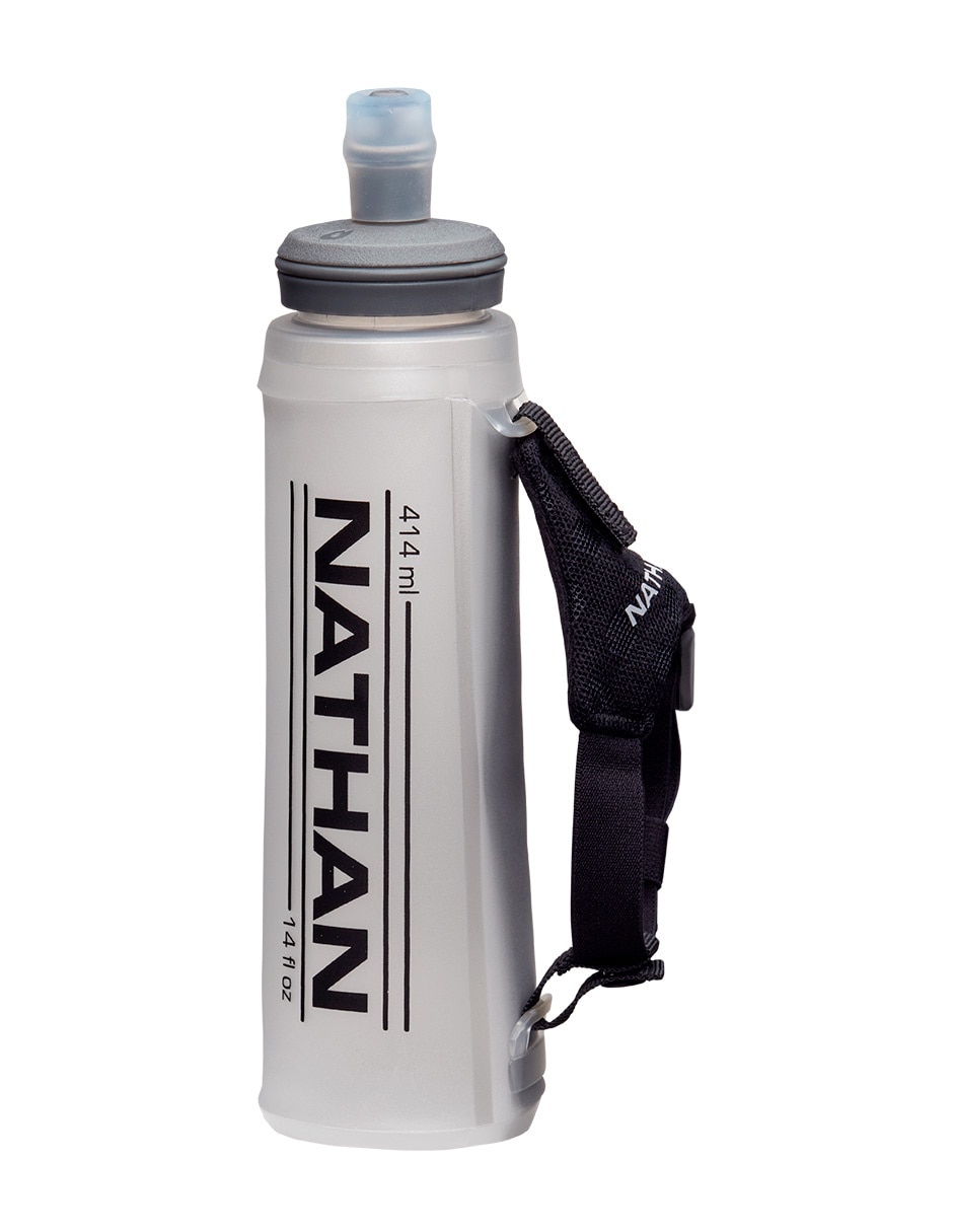 Botella hidratación Nathan de plástico con tapa rosca 415 ml