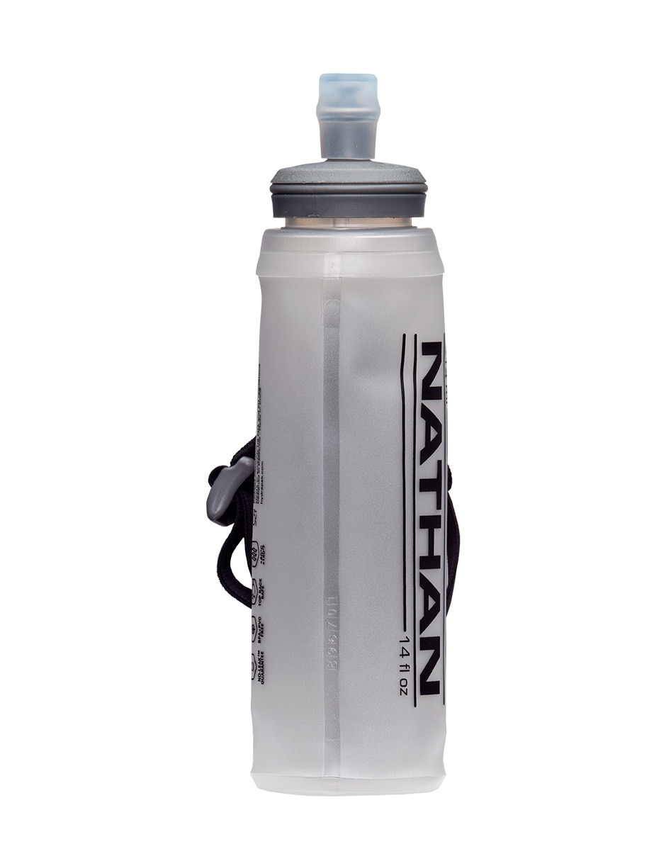 Botella hidratación Nathan de plástico con tapa rosca 415 ml