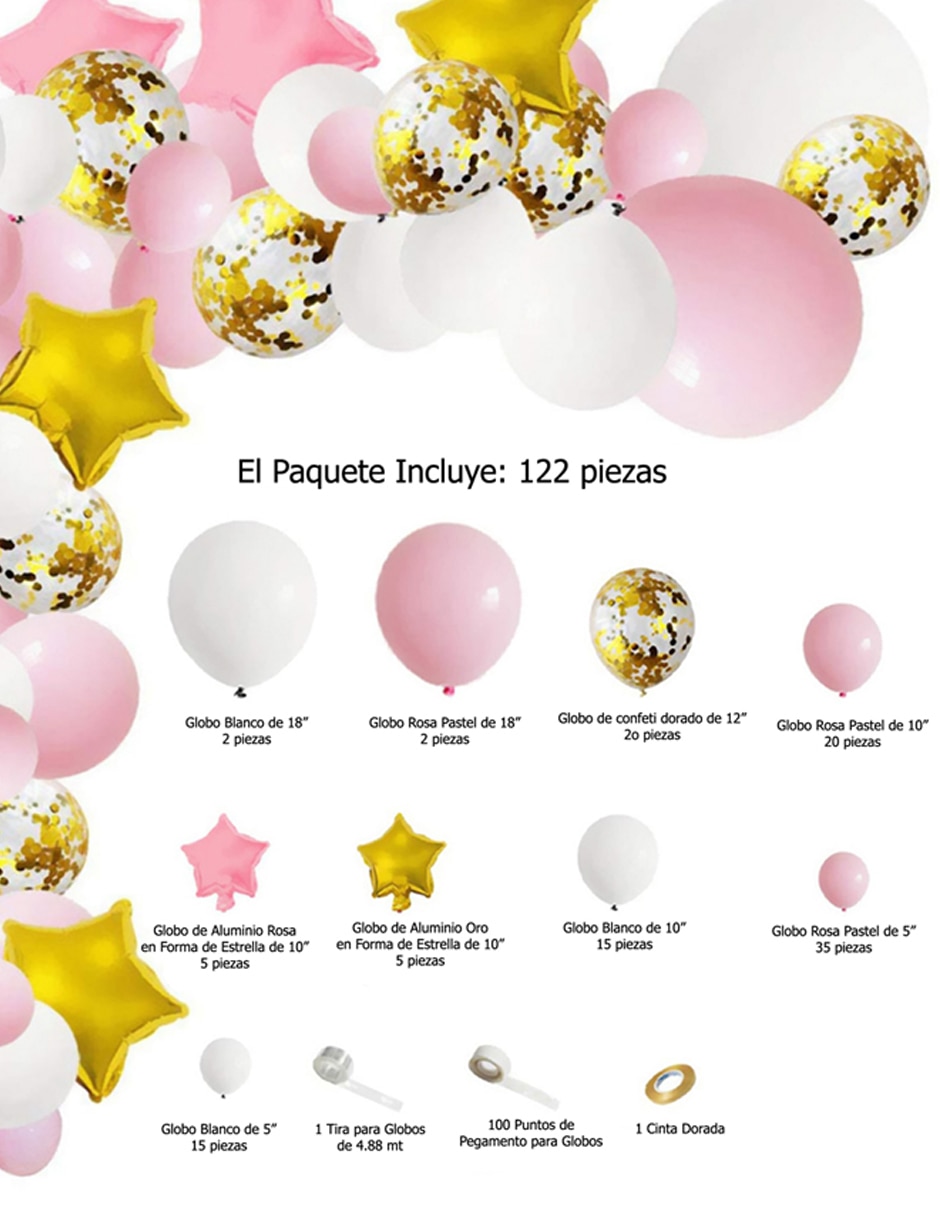 Set globos de látex 4