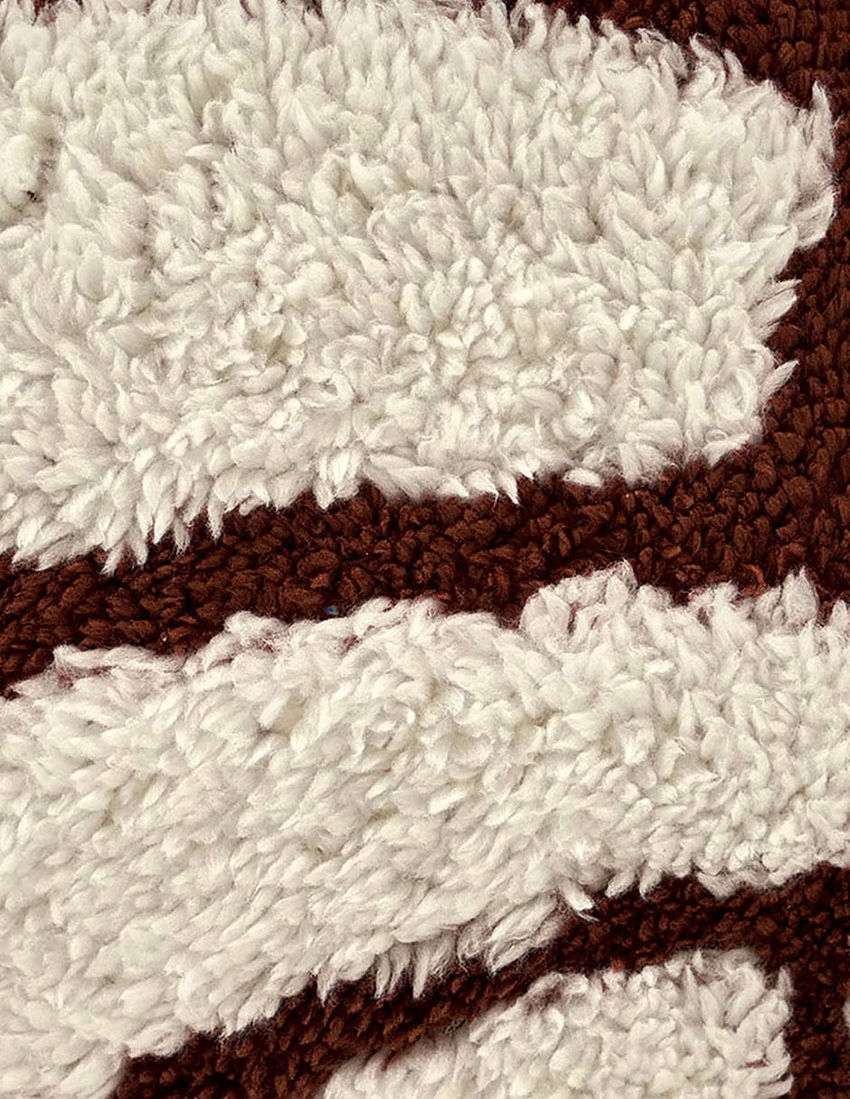 Cojín decorativo Jacquard concha vainilla 3