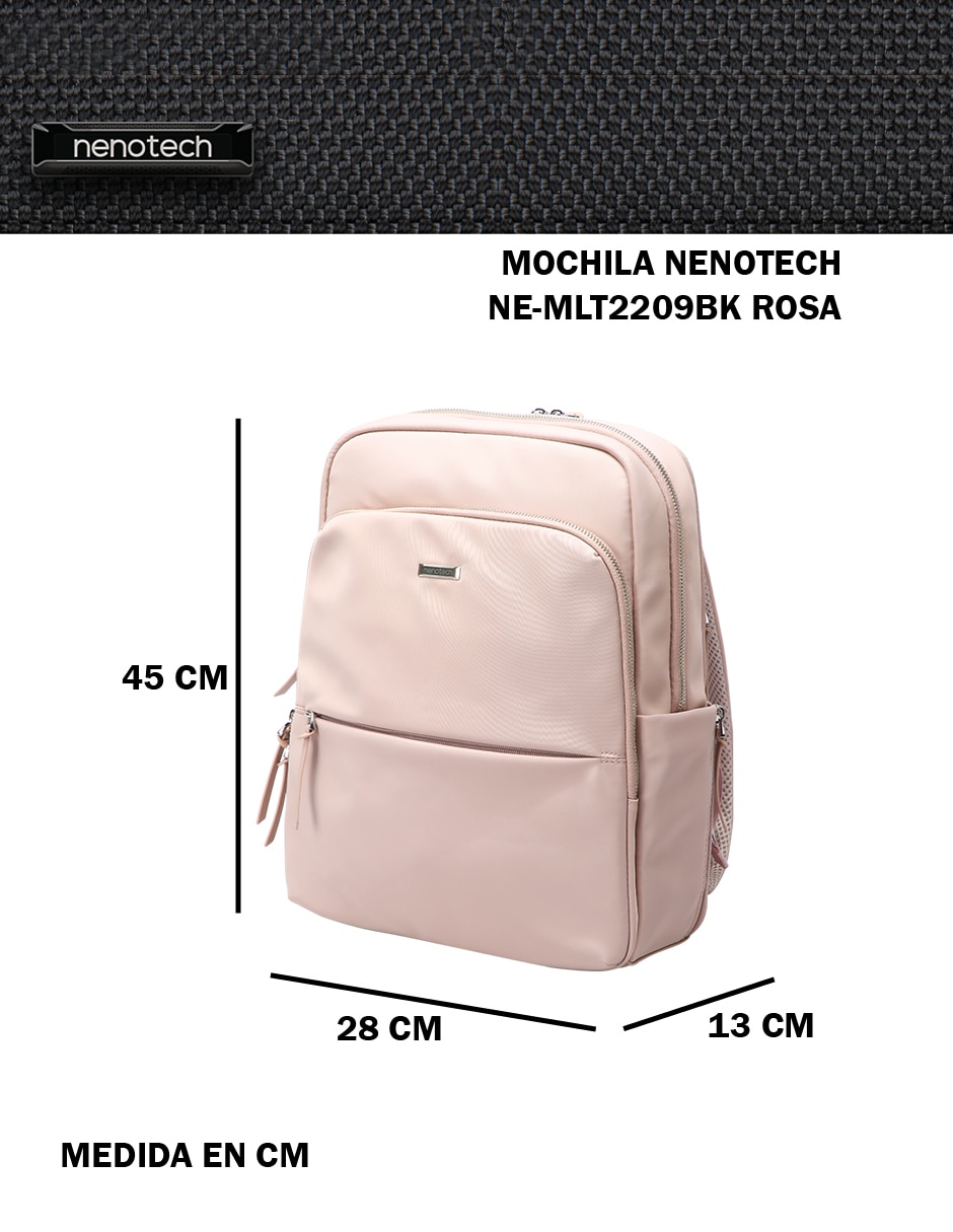 Mochila con portalaptop Nenotech A71218 impermeable unisex