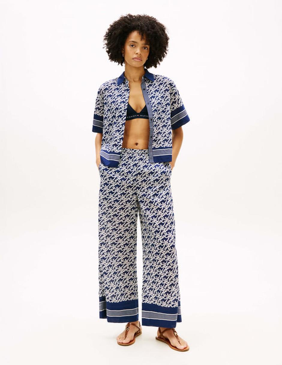 Pantalón regular amplio para mujer 3