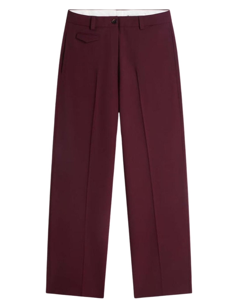 Pantalón regular relajado para mujer 4