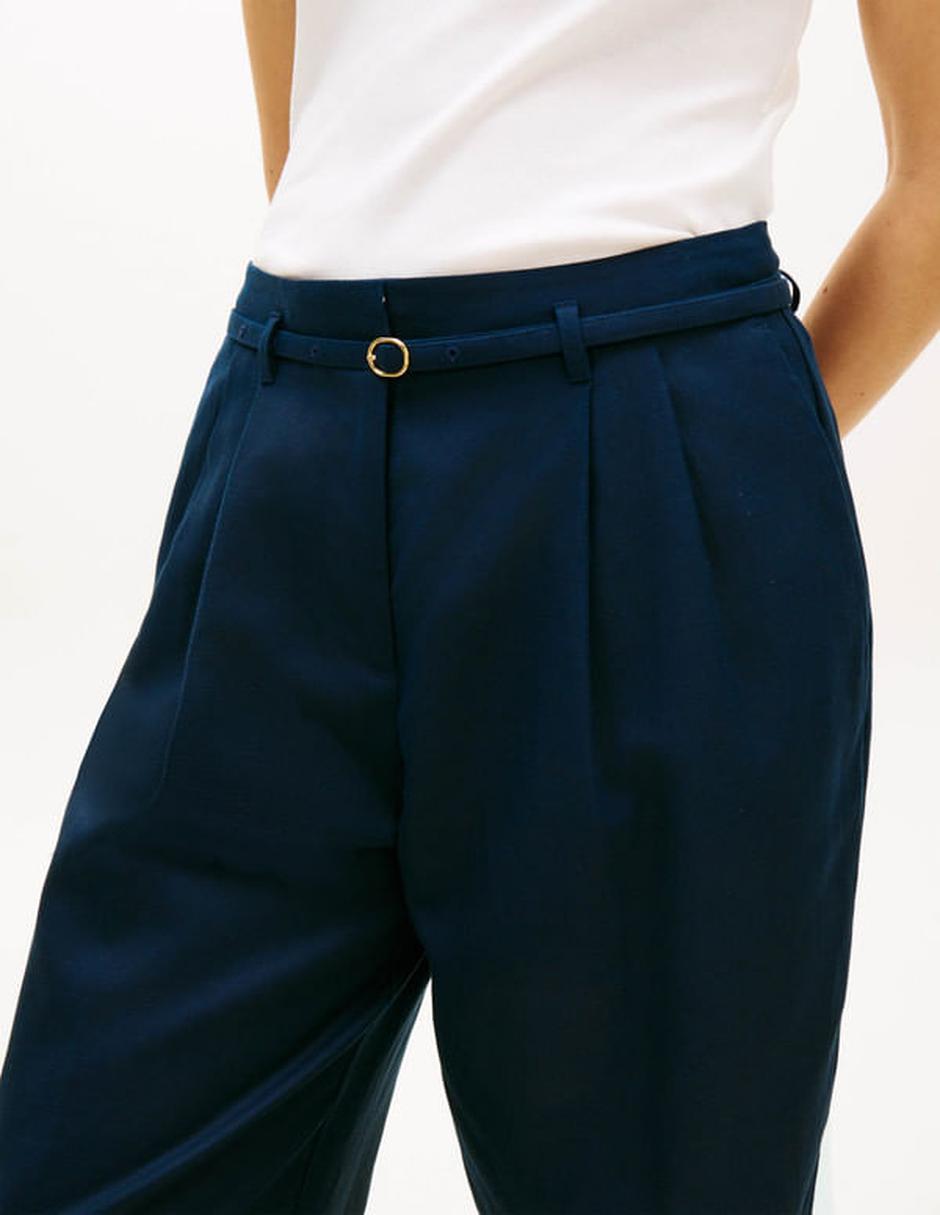 Pantalón regular amplio para mujer 3