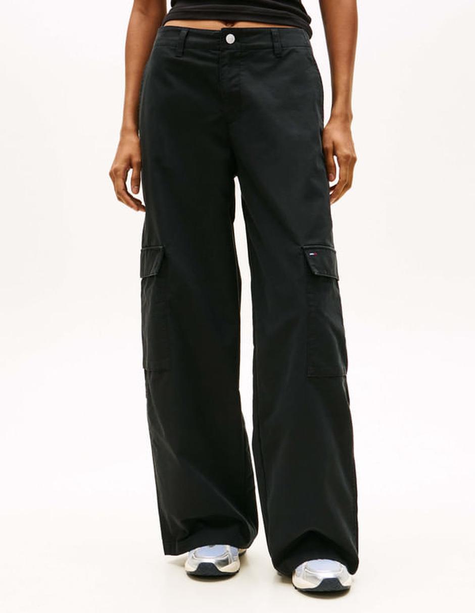 Pantalón regular amplio para mujer