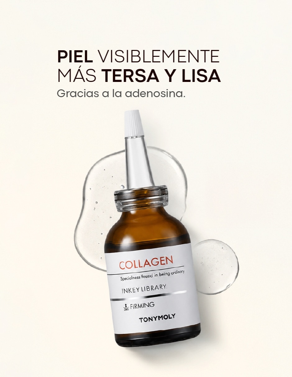 Hidratante facial suero de colágeno Inkey Library Tonymoly
