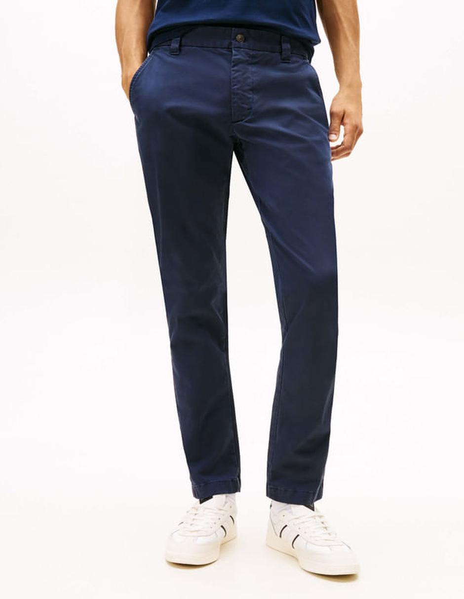 Pantalón casual chino slim de algodón para hombre Pantalón casual chino slim de algodón para hombre
