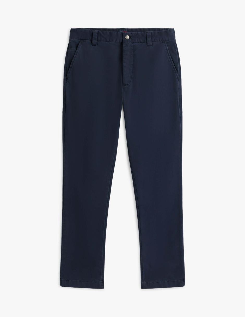 Pantalón casual chino slim de algodón para hombre 2