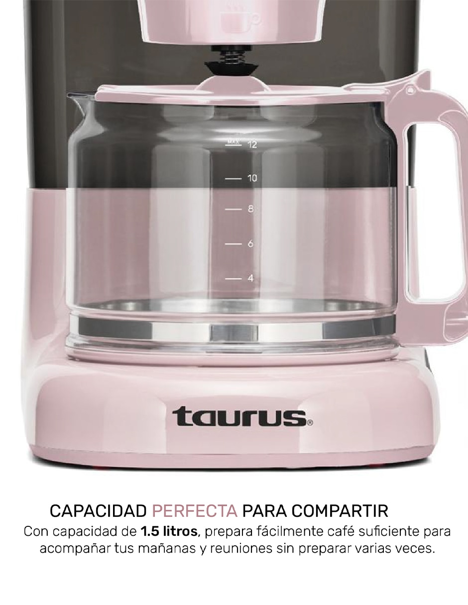 Cafetera de goteo Taurus velvet ribbon