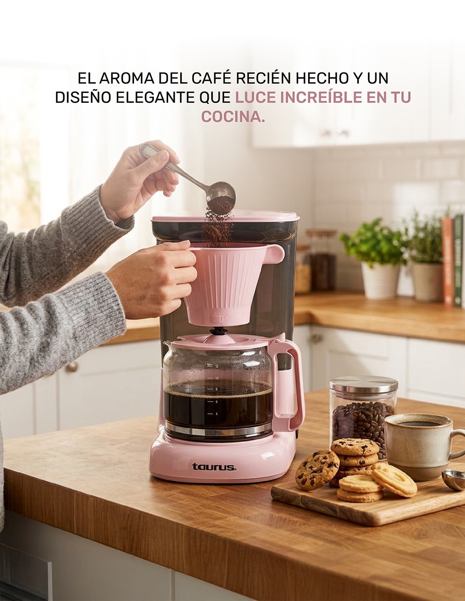 Cafetera de goteo Taurus velvet ribbon