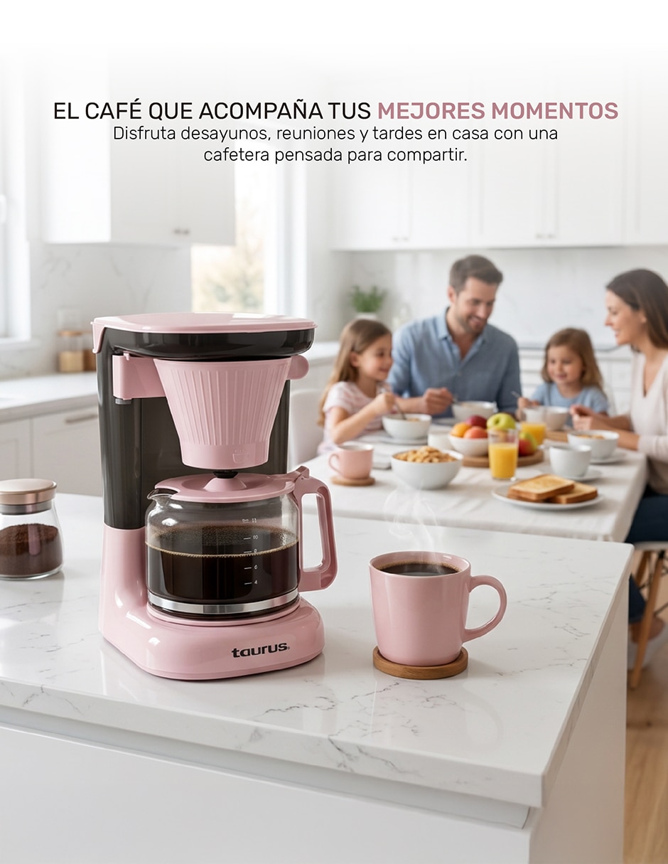 Cafetera de goteo Taurus velvet ribbon