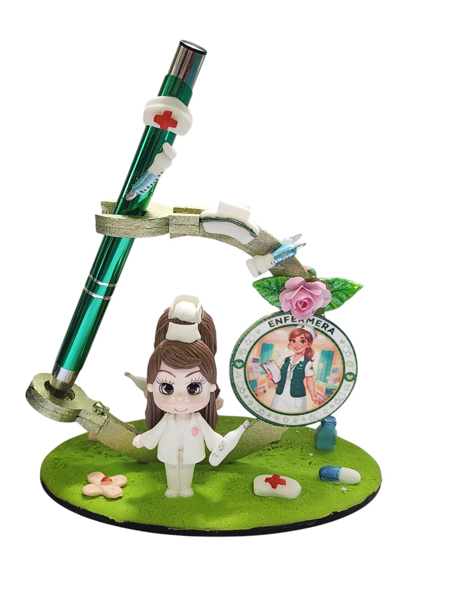 Figura decorativa de muñeca Limerence by Claudia Herrera enfermera