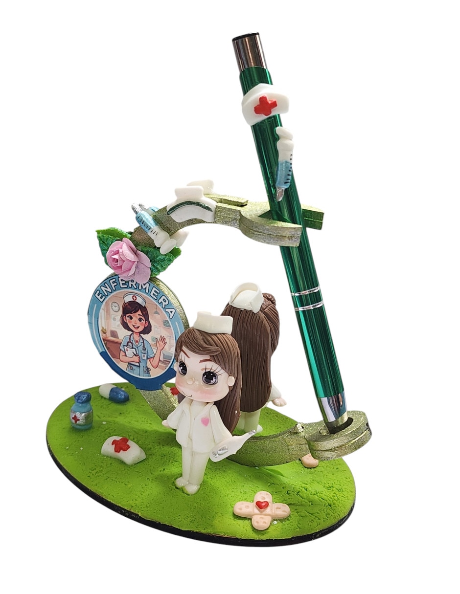 Figura decorativa de muñeca Limerence by Claudia Herrera enfermera