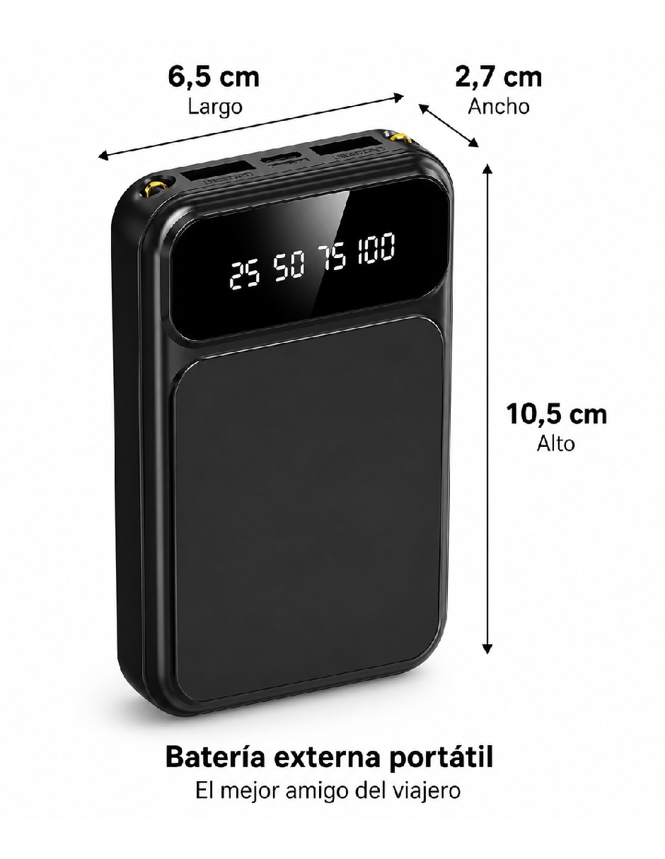 Batería recargable Genérica 10000 mAh