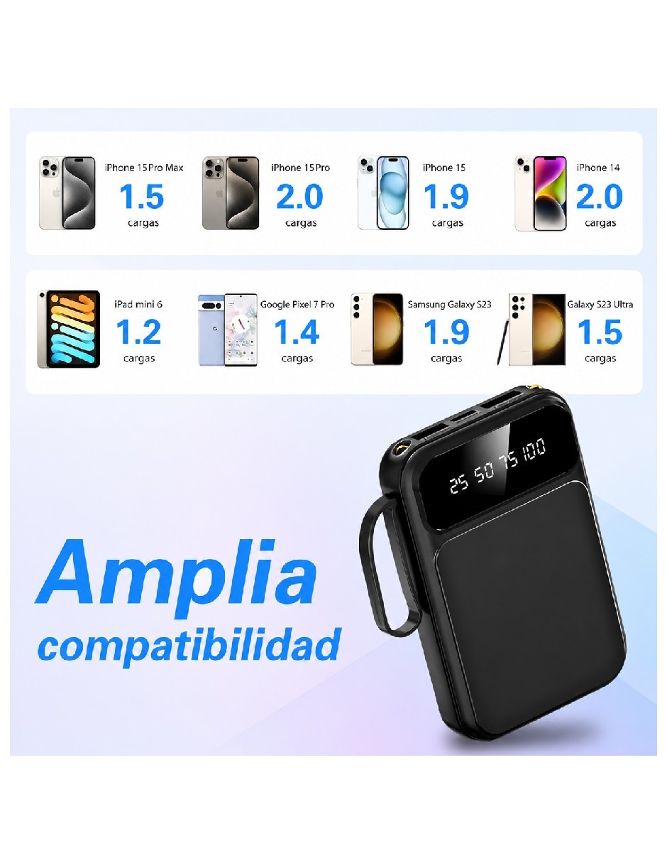 Batería recargable Genérica 10000 mAh