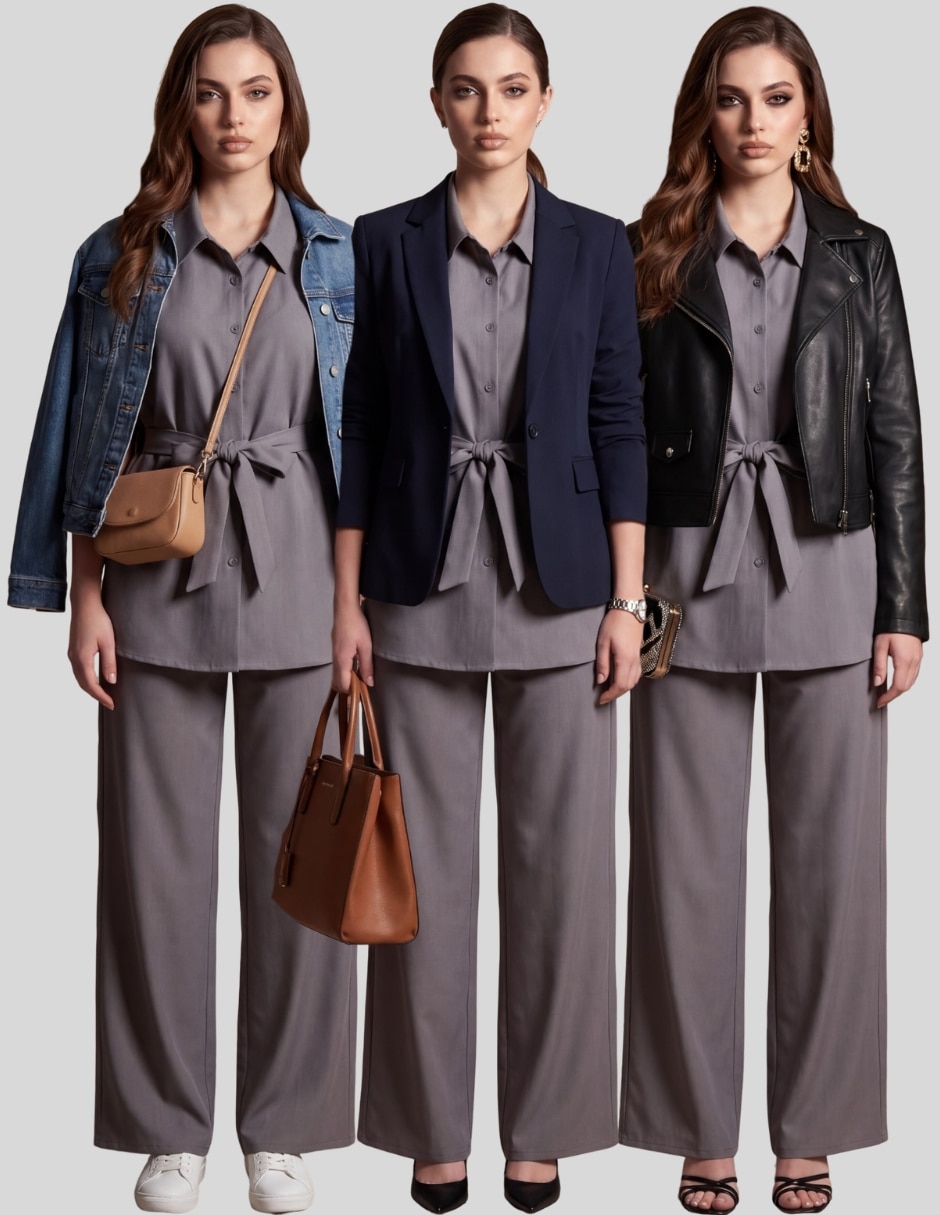 Conjunto casual malabis para mujer