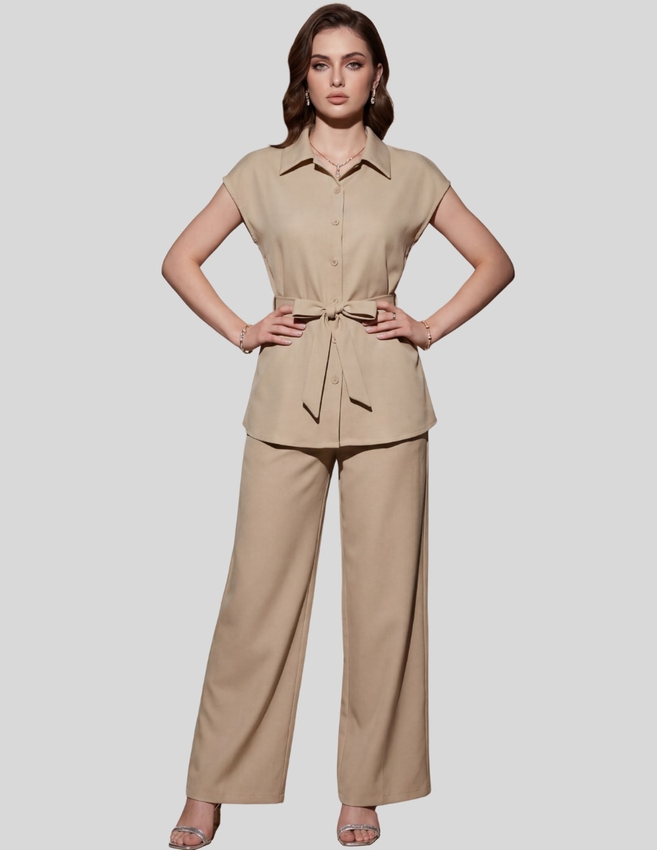 Conjunto casual de poliéster para mujer Conjunto casual de poliéster para mujer