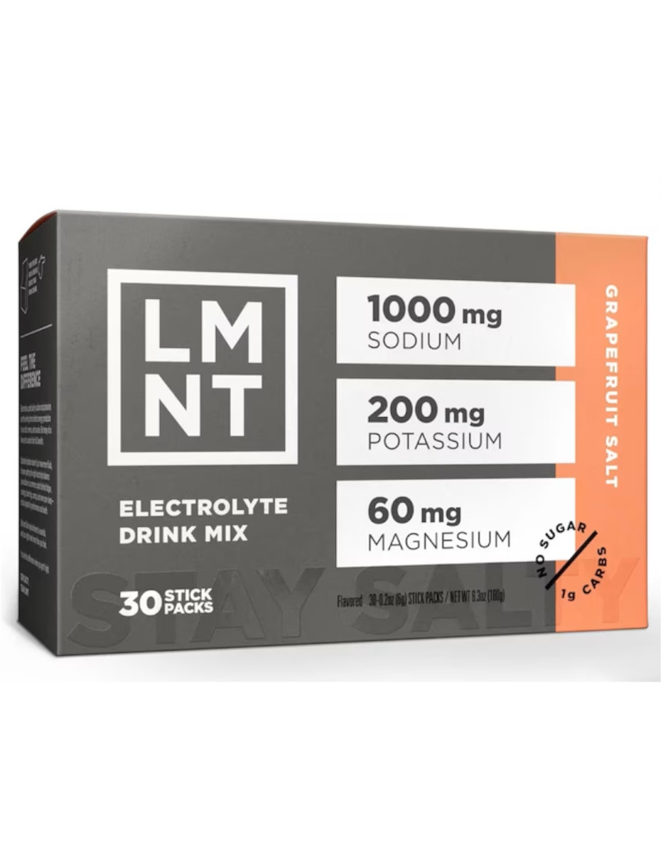 Suplementos alimenticios Electrolitos LMNT sin azúcar sabor toronja