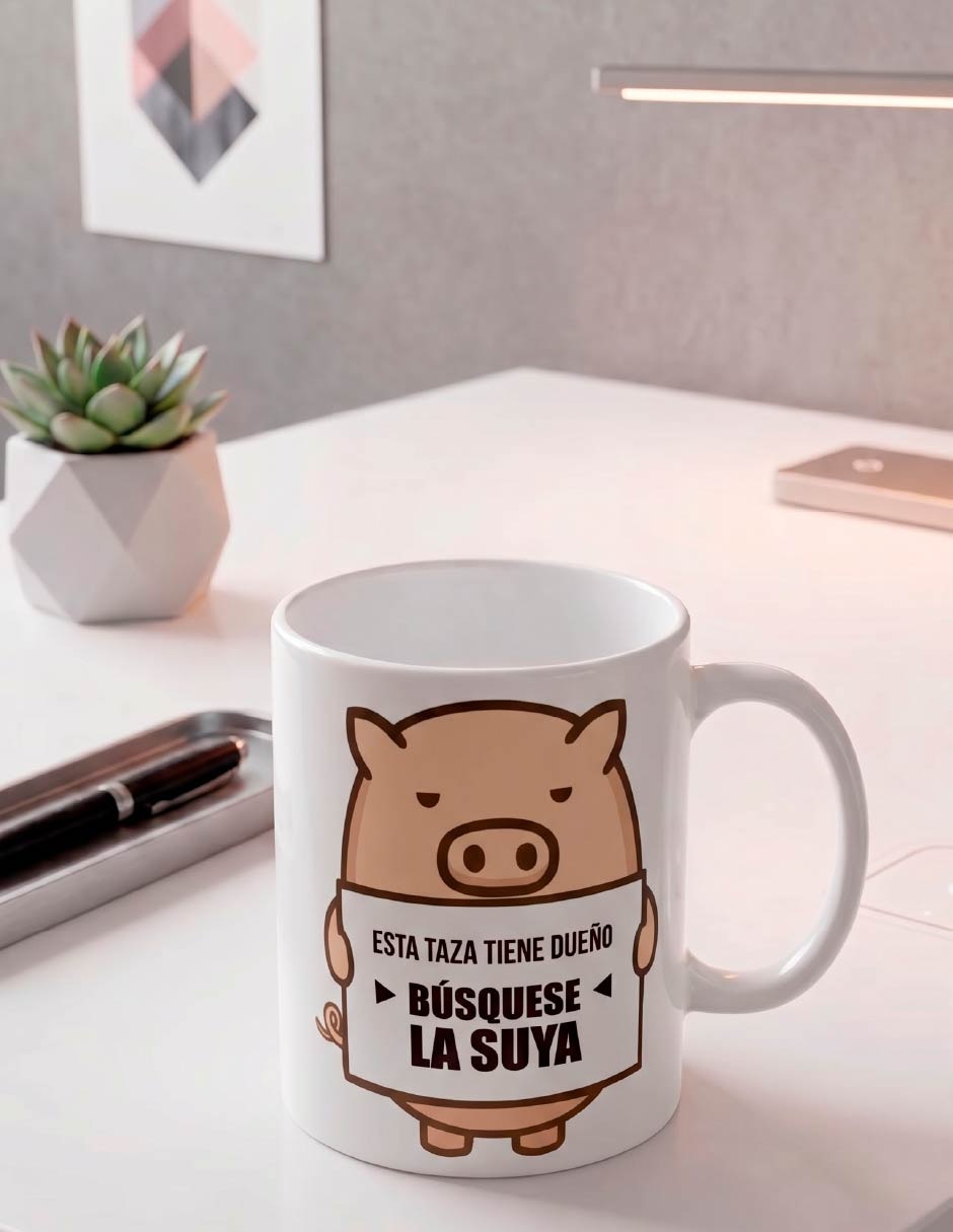Set de tazas clásica Luxo 2 piezas