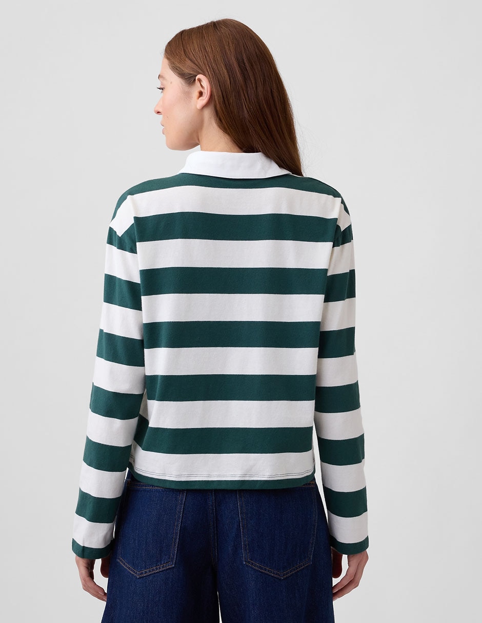 Playera tipo polo para mujer