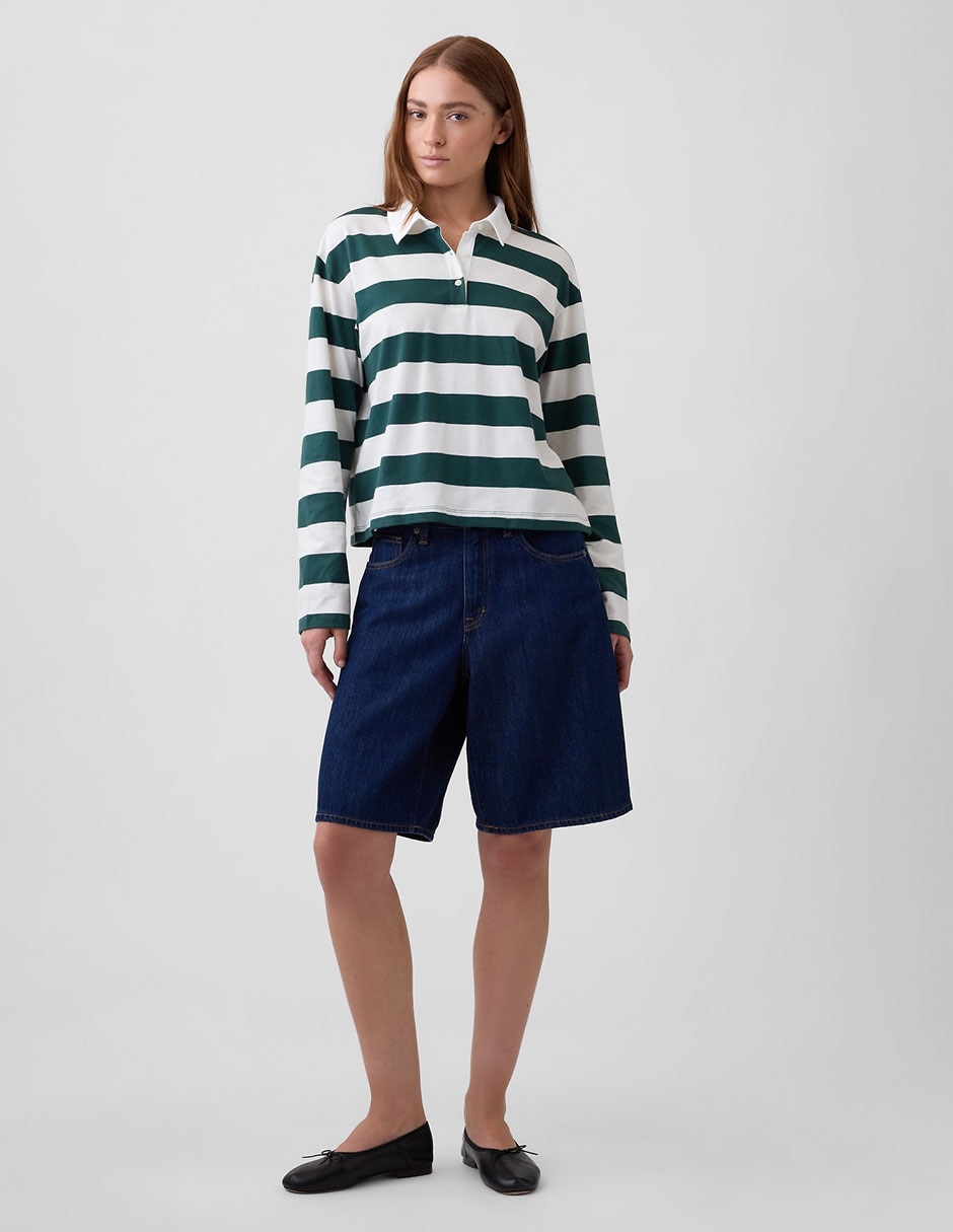 Playera tipo polo para mujer