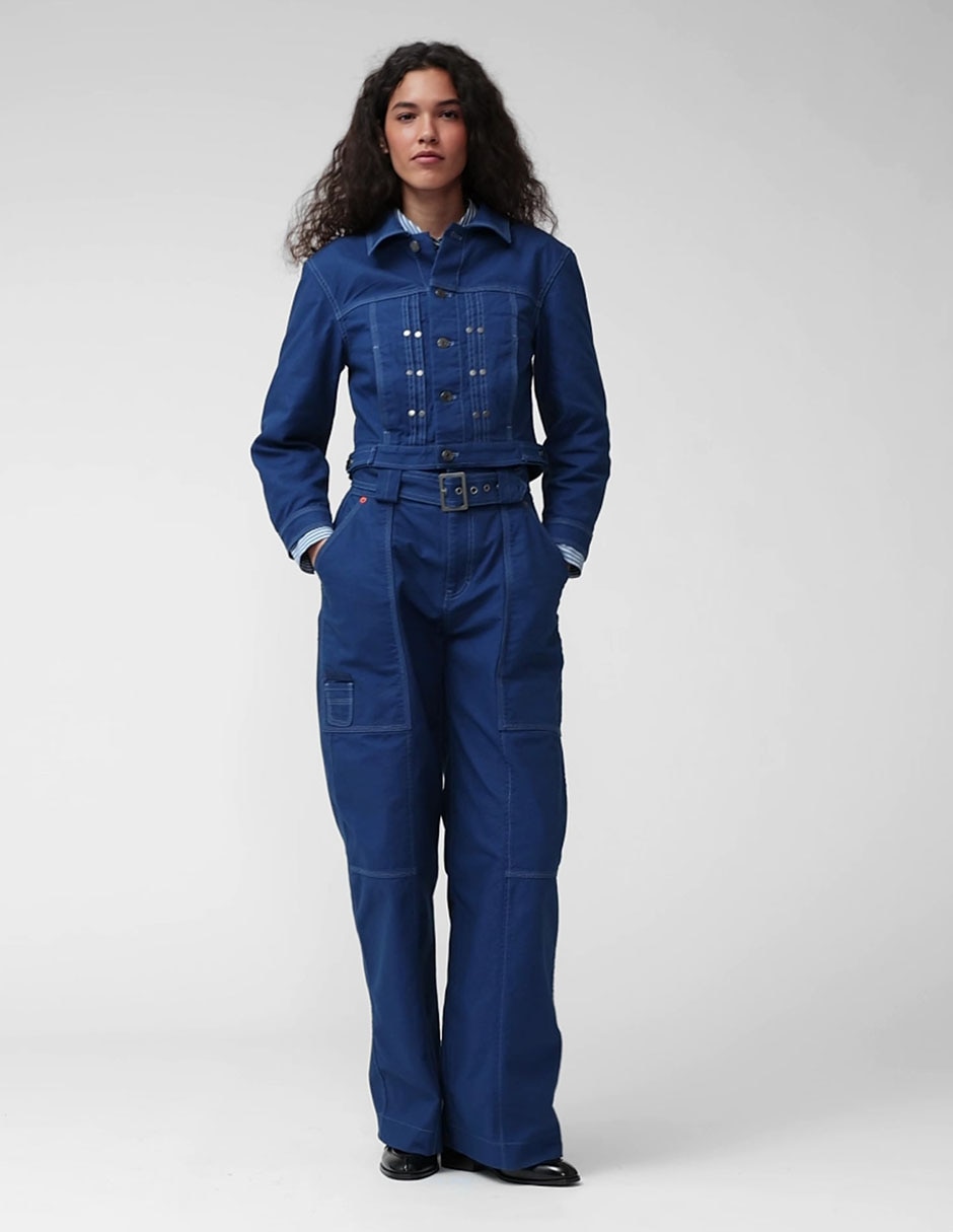 Gap Studio Pantalon Reljado con Cinturón 6