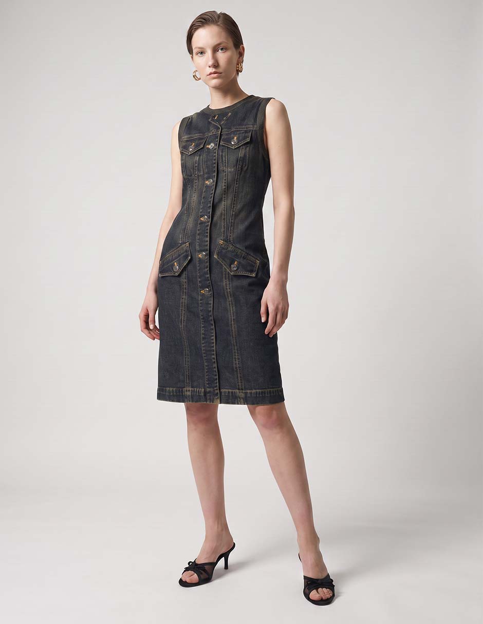Vestido arriba de la rodilla casual para mujer