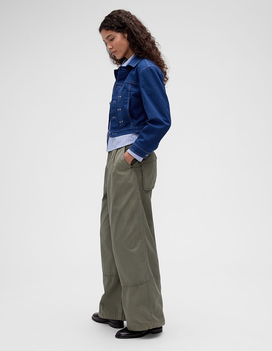 Gap Studio Camisa Crop de Popelina 5