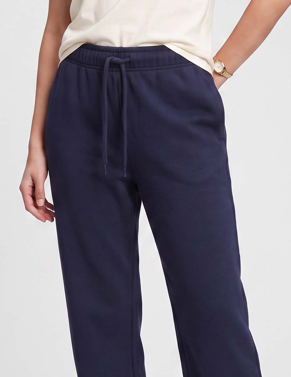 Pants straight con jareta para mujer 3