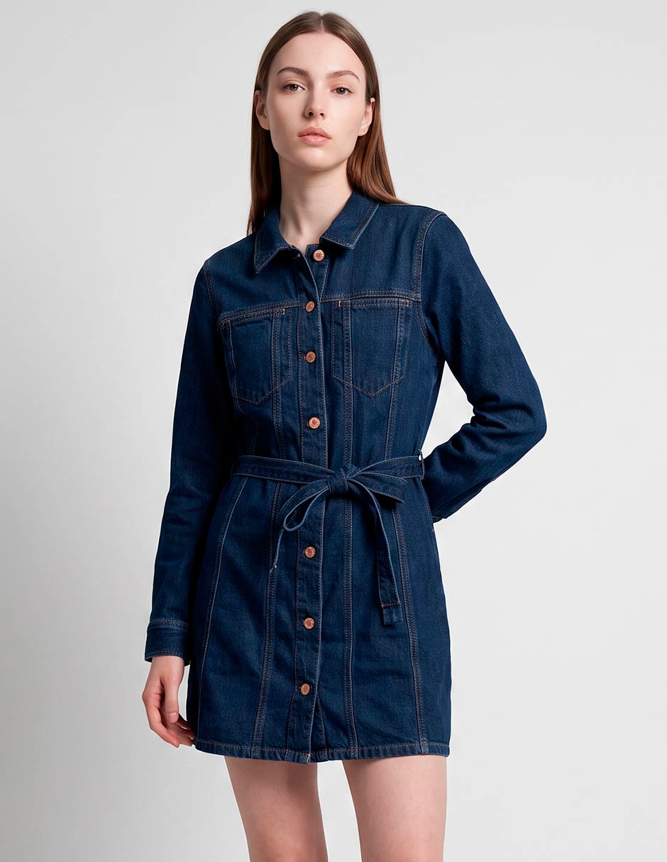 Vestido corto casual para mujer