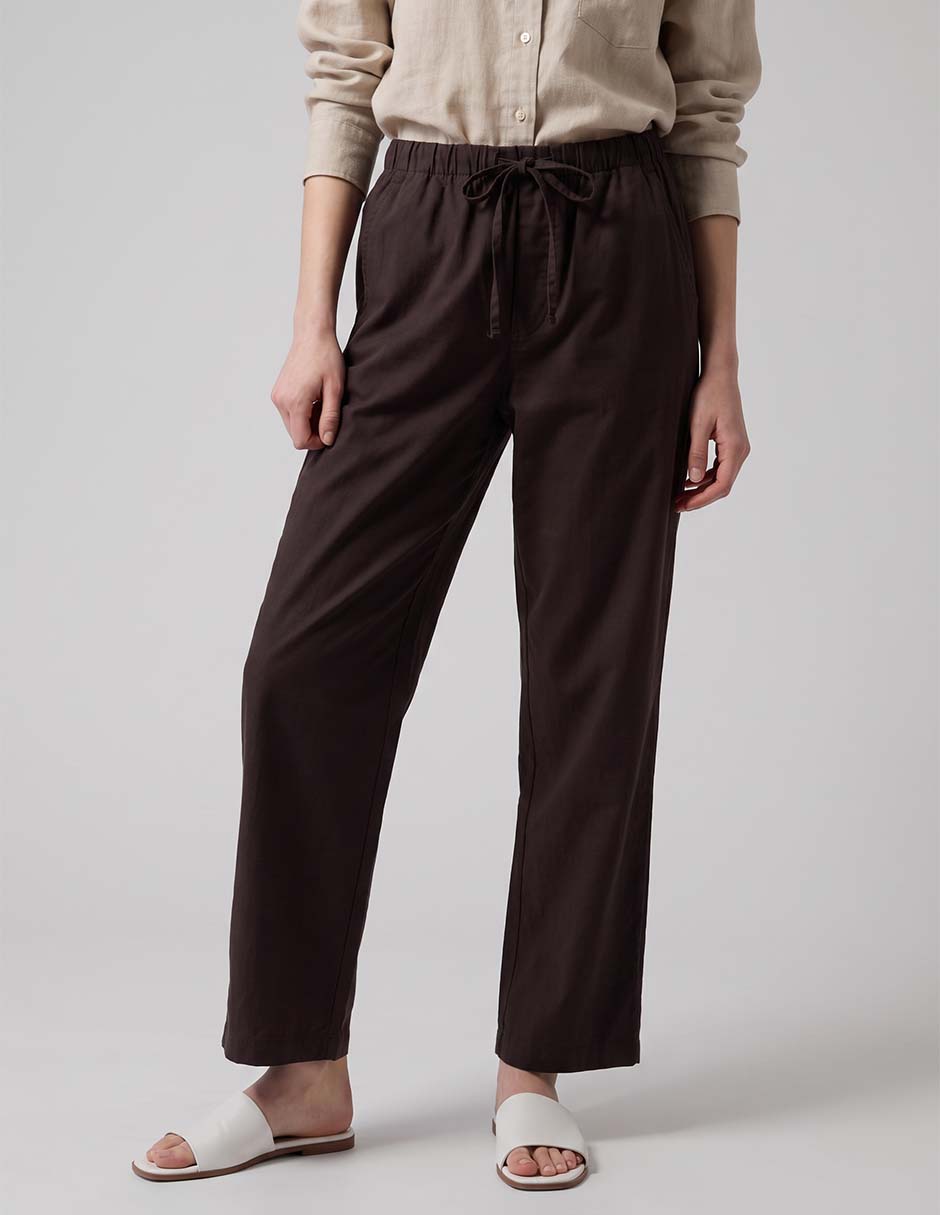 Pantalón relaxed straight para mujer