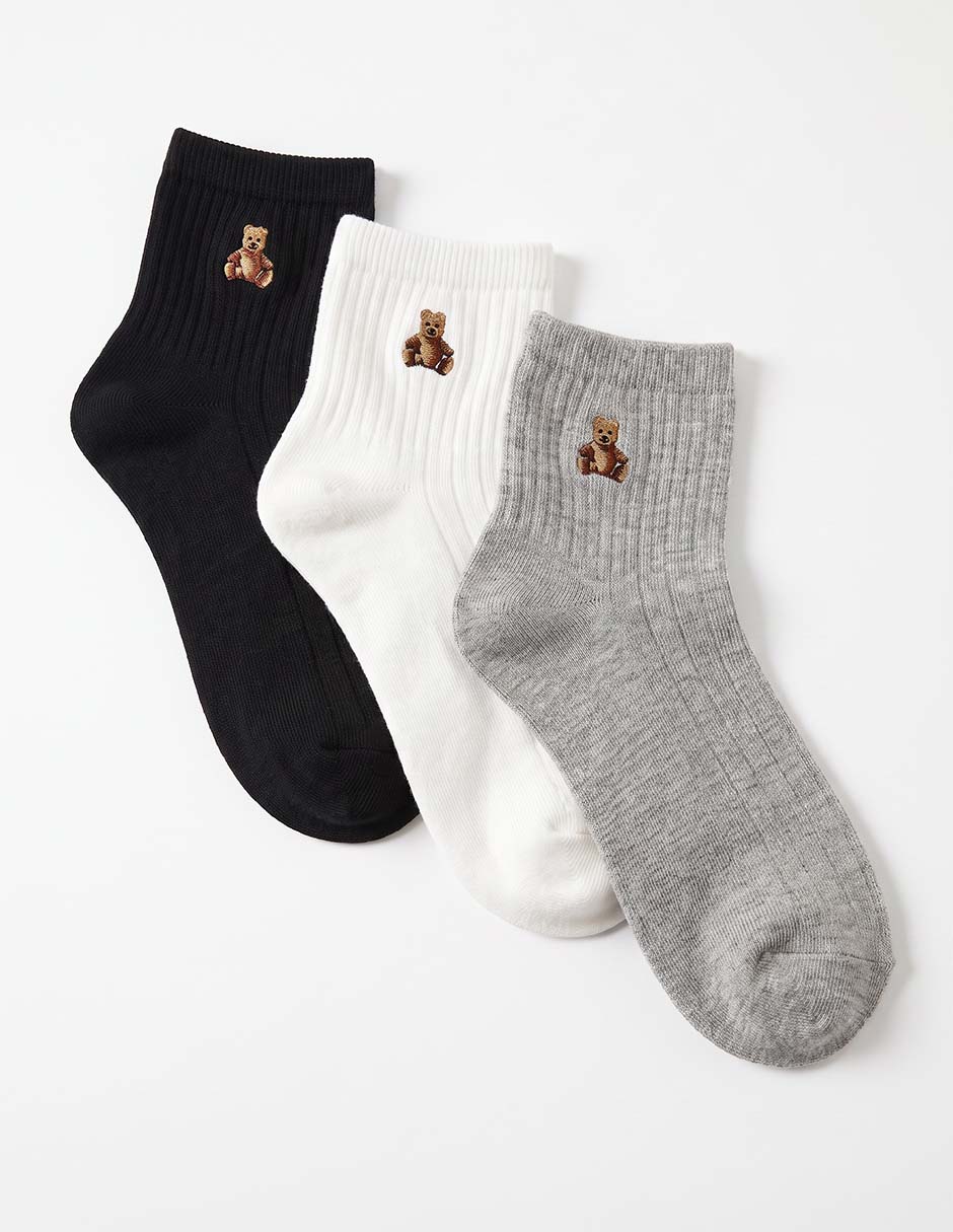 Set de calcetín para mujer 3 pares