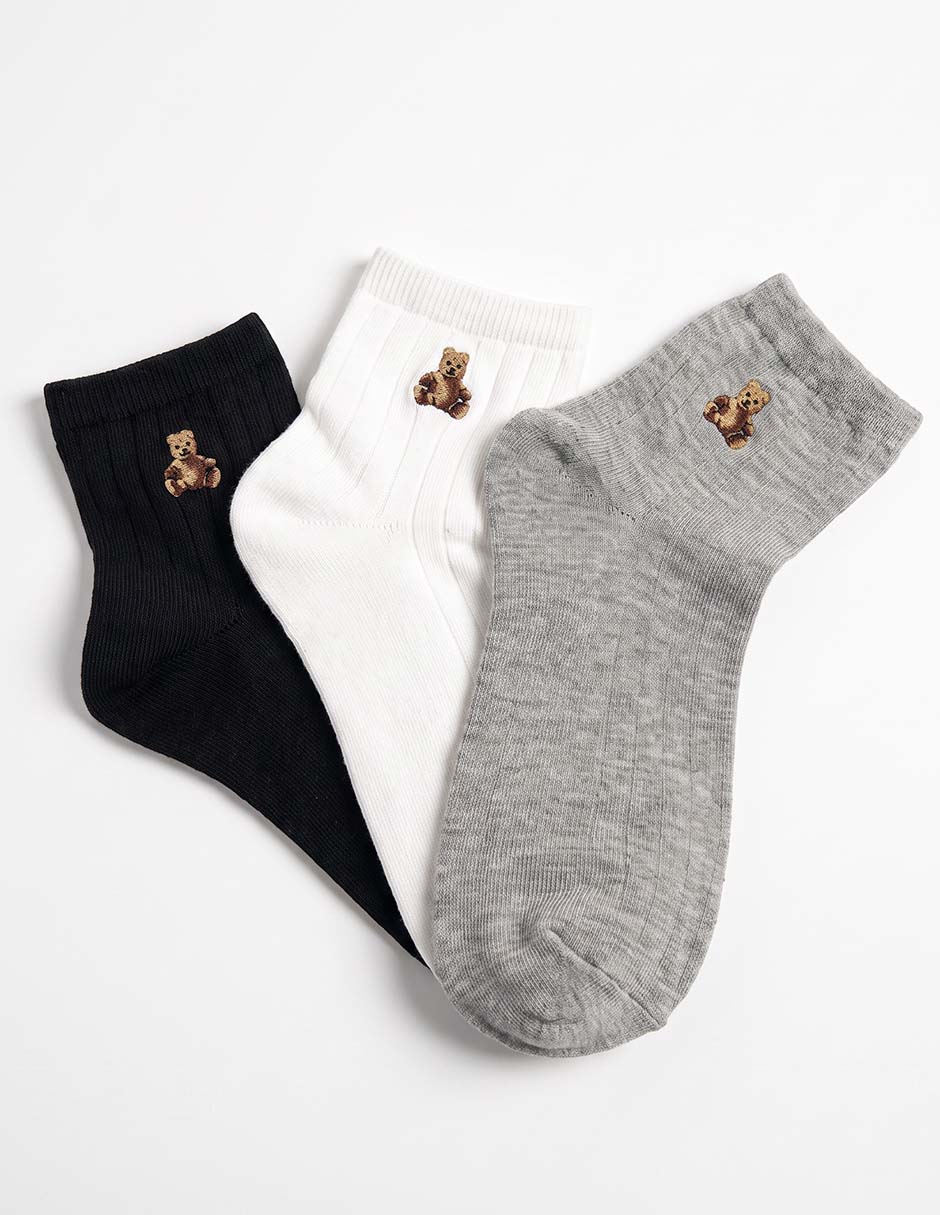 Set de calcetín para mujer 3 pares 2