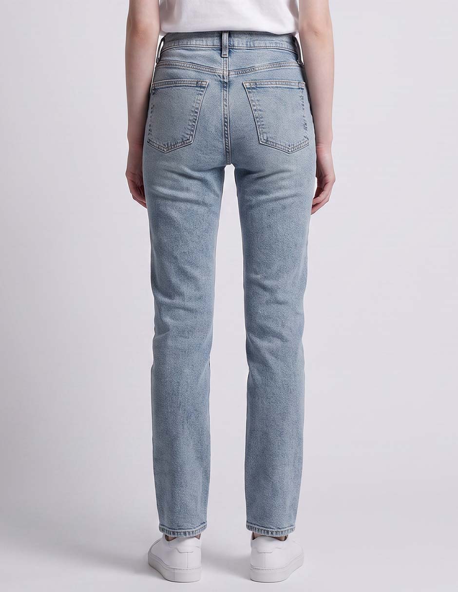 Jeans straight para mujer 2